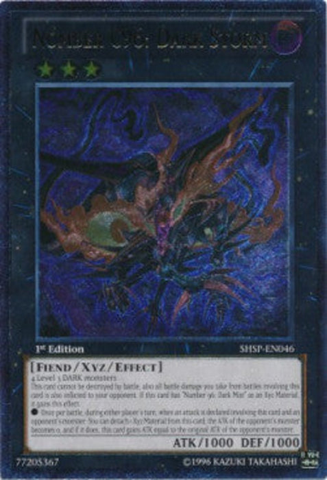 Number C96: Dark Storm (V.2) SHSP-EN046 Ultimate Rare Englisch
