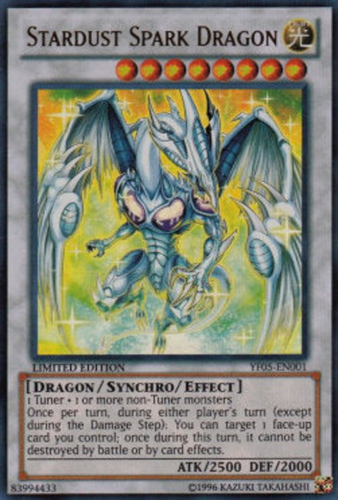 Stardust Spark Dragon YF0X-EN05-001 Ultra Rare Englisch