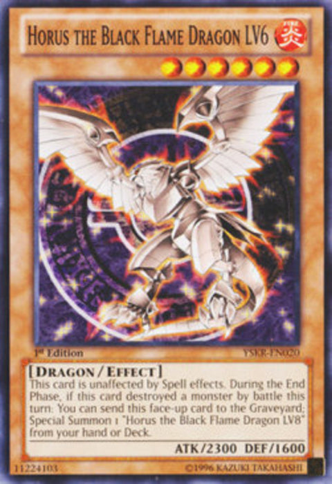 Horus the Black Flame Dragon LV6 YSKR-EN020 Common Englisch