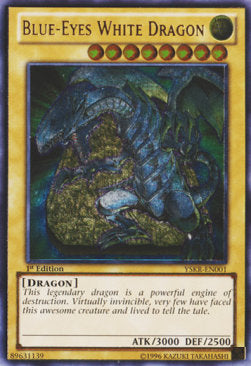 Blue-Eyes White Dragon (V.2) YSKR-IT001 Ultimate Rare Italienisch