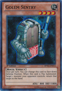 Golem Sentry BPW2-EN014 Super Rare Englisch