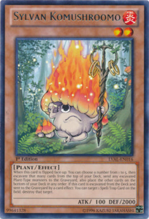 Sylvan Komushroomo LVAL-EN016 Rare Englisch