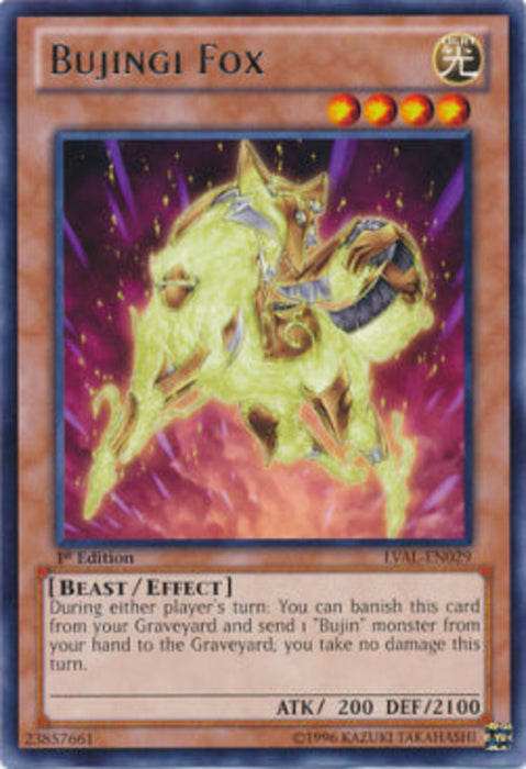 Bujingi Fox LVAL-EN029 Rare Englisch