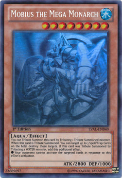 Mobius the Mega Monarch (V.2) LVAL-EN040 Ghost Rare Amerikanisch