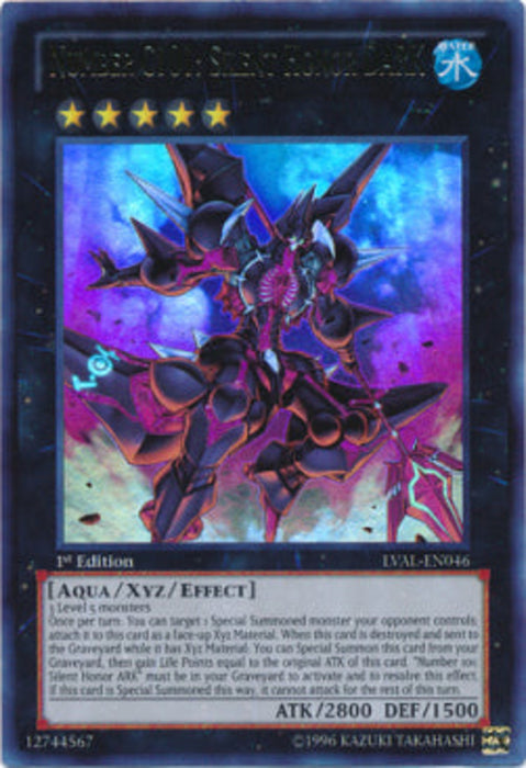 Number C101: Silent Honor DARK (V.1) LVAL-EN046 Ultra Rare Englisch