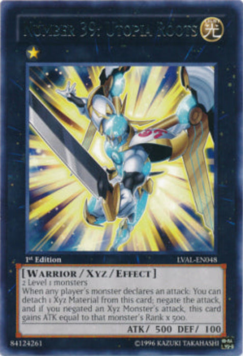 Number 39: Utopia Roots (V.1) LVAL-EN048 Rare Englisch