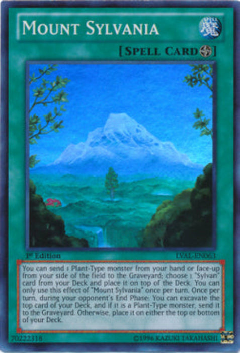 Mount Sylvania LVAL-EN063 Super Rare Englisch
