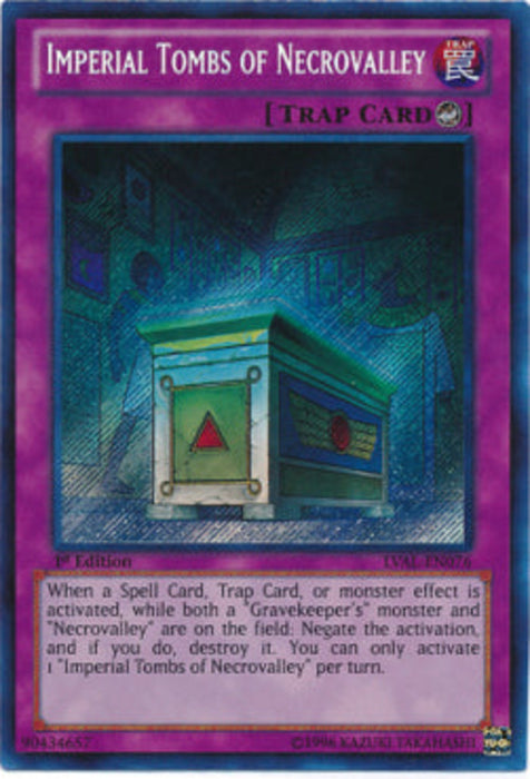 Imperial Tombs of Necrovalley LVAL-EN076 Secret Rare Englisch