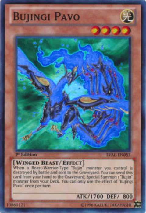 Bujingi Pavo LVAL-EN083 Super Rare Amerikanisch