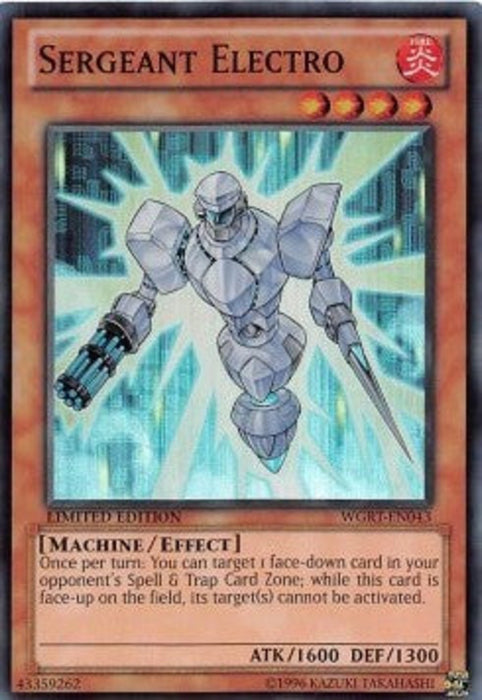 Sergeant Electro WGRT-EN043 Super Rare Englisch
