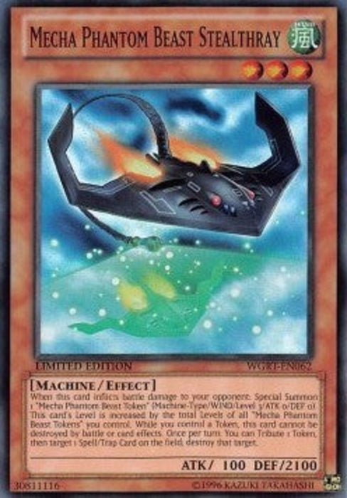 Mecha Phantom Beast Stealthray WGRT-EN062 Super Rare Englisch