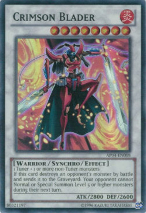 Crimson Blader AP04-EN008 Super Rare Englisch