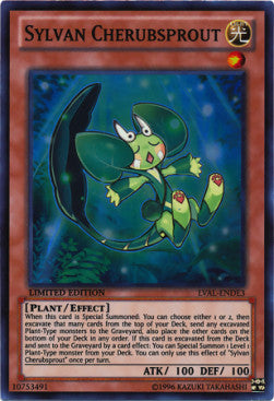 Sylvan Cherubsprout LVAL-ENDE3 Super Rare Amerikanisch