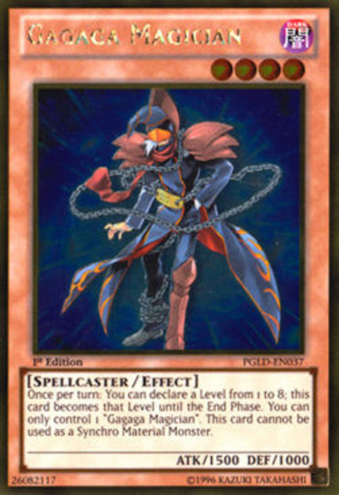 Gagaga Magician PGLD-EN037 Gold Rare Englisch
