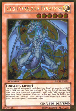 Lightpulsar Dragon PGLD-EN039 Gold Rare Englisch