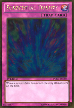 Torrential Tribute PGLD-EN060 Gold Rare Englisch