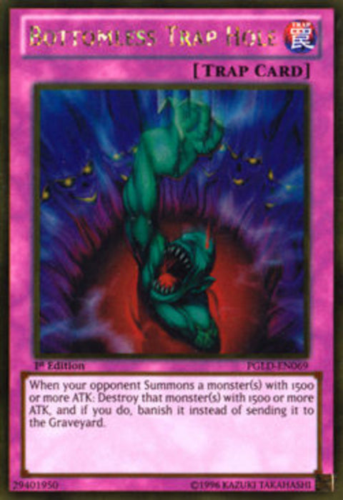Bottomless Trap Hole PGLD-EN069 Gold Rare Englisch