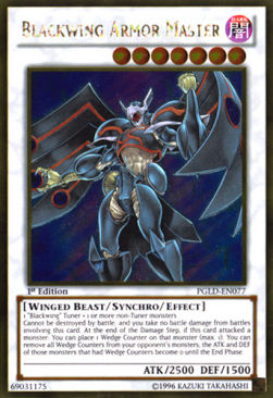 Blackwing Armor Master PGLD-EN077 Gold Rare Englisch