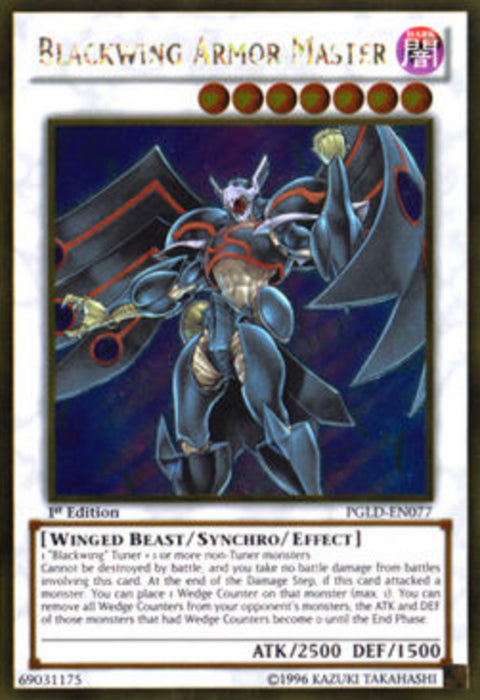 Blackwing Armor Master PGLD-EN077 Gold Rare Englisch