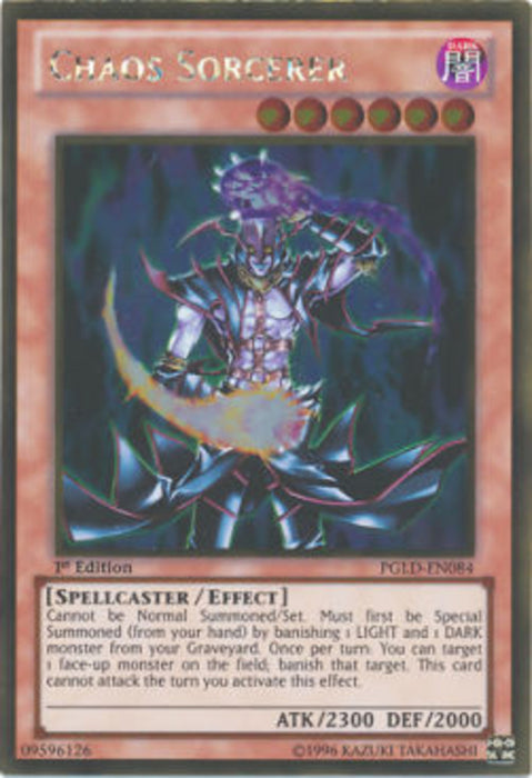 Chaos Sorcerer PGLD-EN084 Gold Rare Englisch