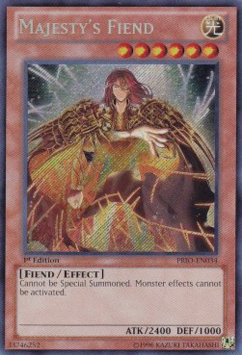 Majesty's Fiend PRIO-EN034 Secret Rare Amerikanisch