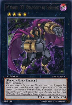 Number 80: Rhapsody in Berserk PRIO-IT045 Rare Italienisch