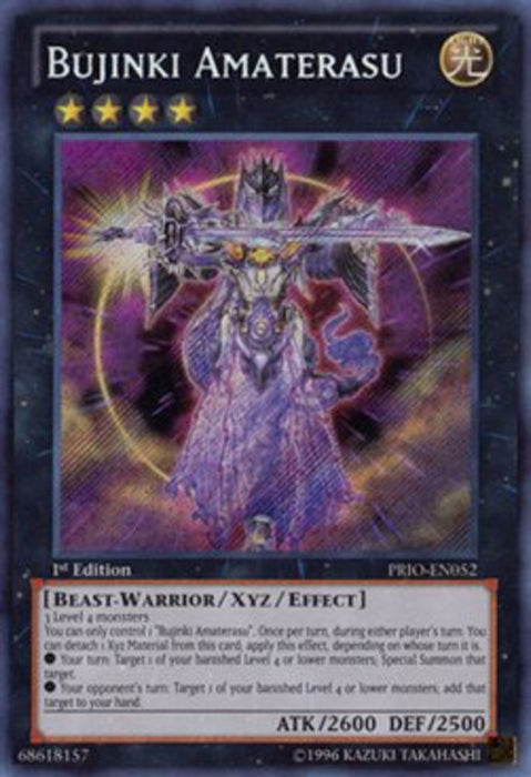 Bujinki Amaterasu (V.1) PRIO-EN052 Secret Rare Englisch