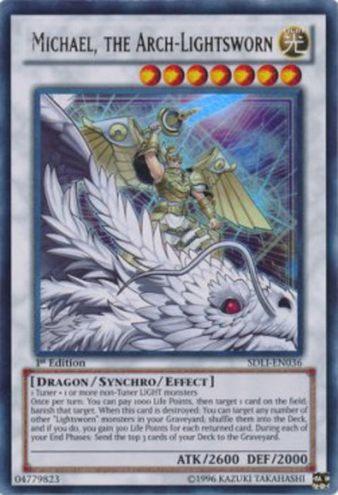 Michael, the Arch-Lightsworn SDLI-EN36 Ultra Rare Englisch
