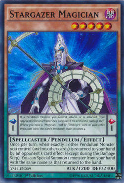 Stargazer Magician YS14-EN009 Super Rare Amerikanisch