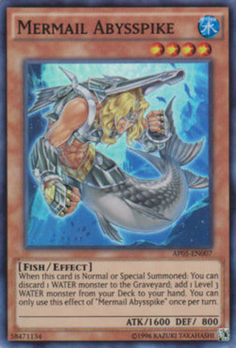 Mermail Abysspike AP05-EN007 Super Rare Englisch