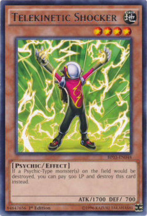 Telekinetic Shocker (V.1) BP03-EN048 Rare Englisch
