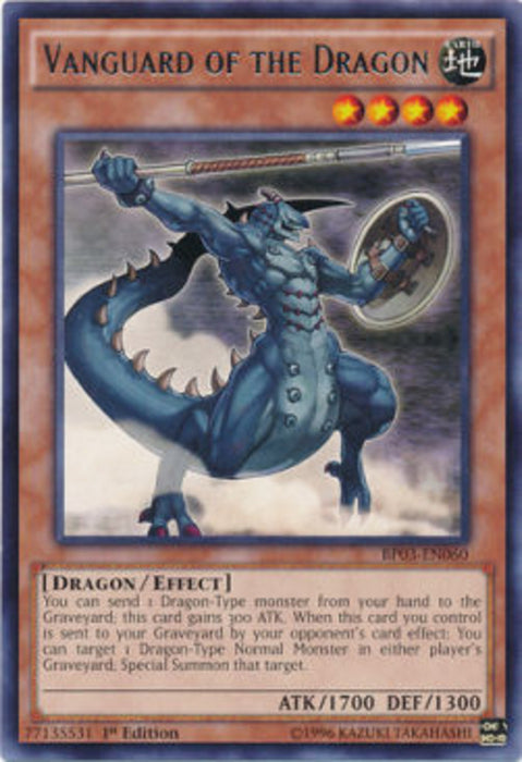 Vanguard of the Dragon (V.1) BP03-EN060 Rare Englisch