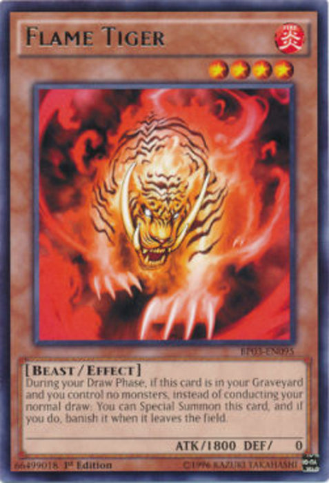 Flame Tiger (V.1) BP03-EN095 Rare Englisch