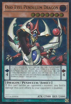 Odd-Eyes Pendulum Dragon (V.2) DUEA-EN004 Ultimate Rare Amerikanisch