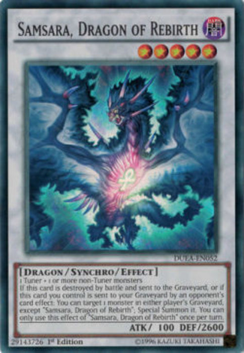 Samsara, Dragon of Rebirth DUEA-EN052 Super Rare Englisch