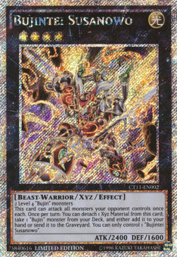 Bujintei Susanowo CT11-EN002 Secret Rare Englisch