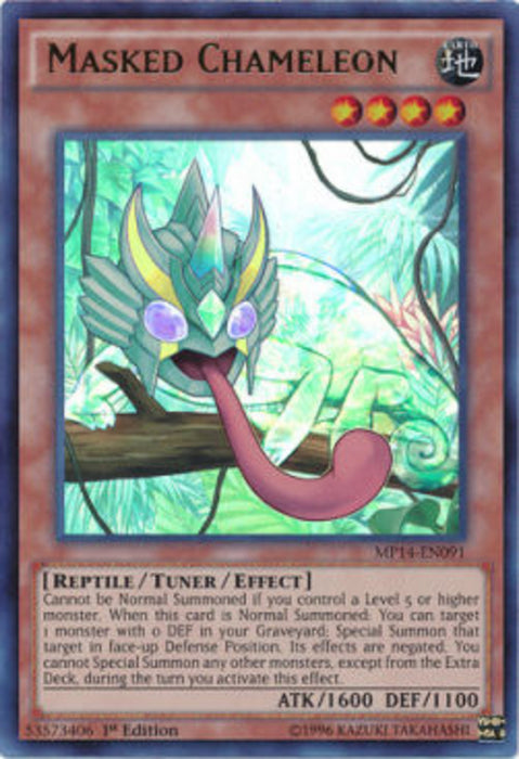 Masked Chameleon MP14-EN091 Ultra Rare Englisch