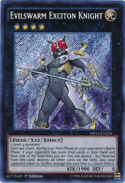 Evilswarm Exciton Knight MP14-EN224 Secret Rare Englisch
