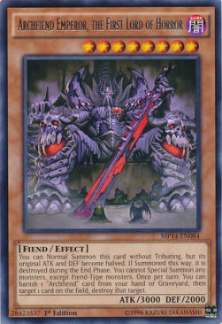 Archfiend Emperor, the First Lord of Horror MP14-EN084 Rare Englisch