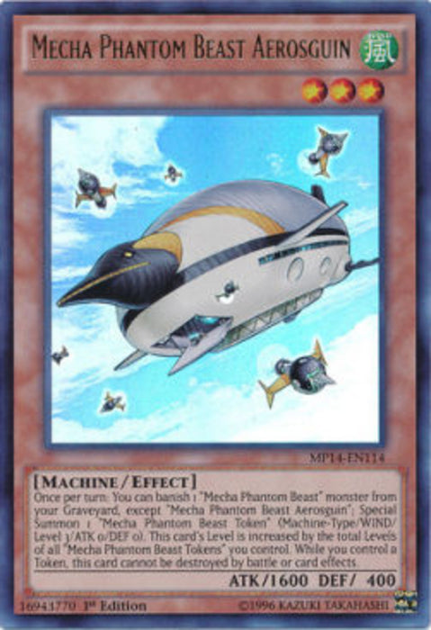 Mecha Phantom Beast Aerosguin MP14-EN114 Ultra Rare Englisch