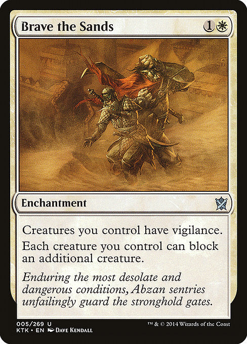 Brave the Sands KTK-5 Uncommon Englisch