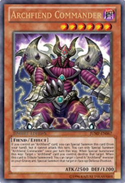 Archfiend Commander JUMP-EN067 Ultra Rare Englisch