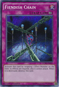 Fiendish Chain LC5D-EN082 Secret Rare Englisch