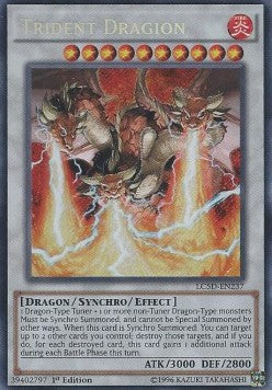 Trident Dragion LC5D-EN237 Secret Rare Amerikanisch