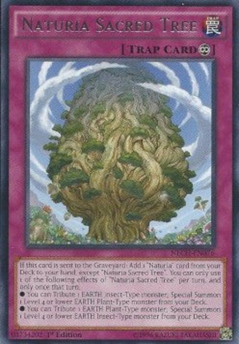 Naturia Sacred Tree NECH-EN076 Rare Englisch