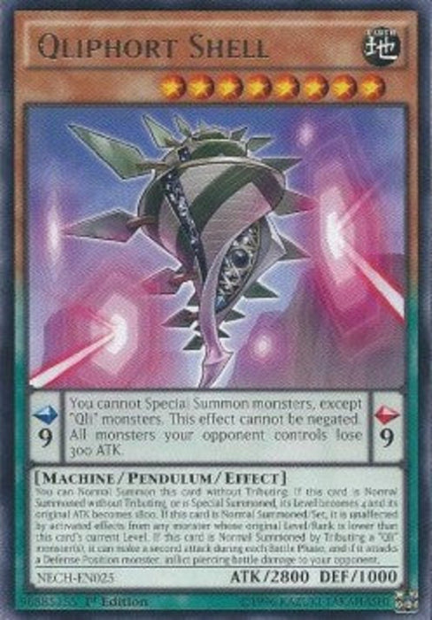 Qliphort Shell NECH-EN025 Rare Englisch
