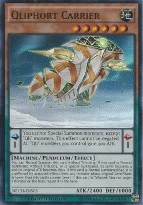 Qliphort Carrier (V.2) NECH-ENSP03 Super Rare Englisch