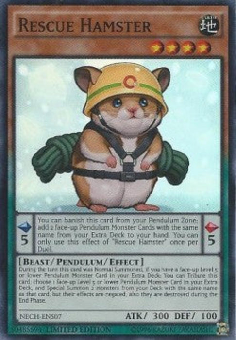 Rescue Hamster (V.2) NECH-ENSP07 Super Rare Englisch