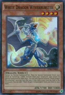 White Dragon Wyverburster AP06-EN005 Super Rare Englisch