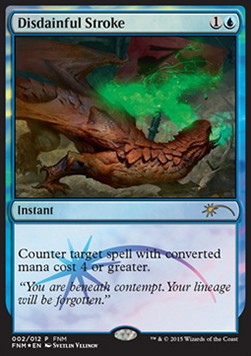 Disdainful Stroke FNM- Rare Englisch